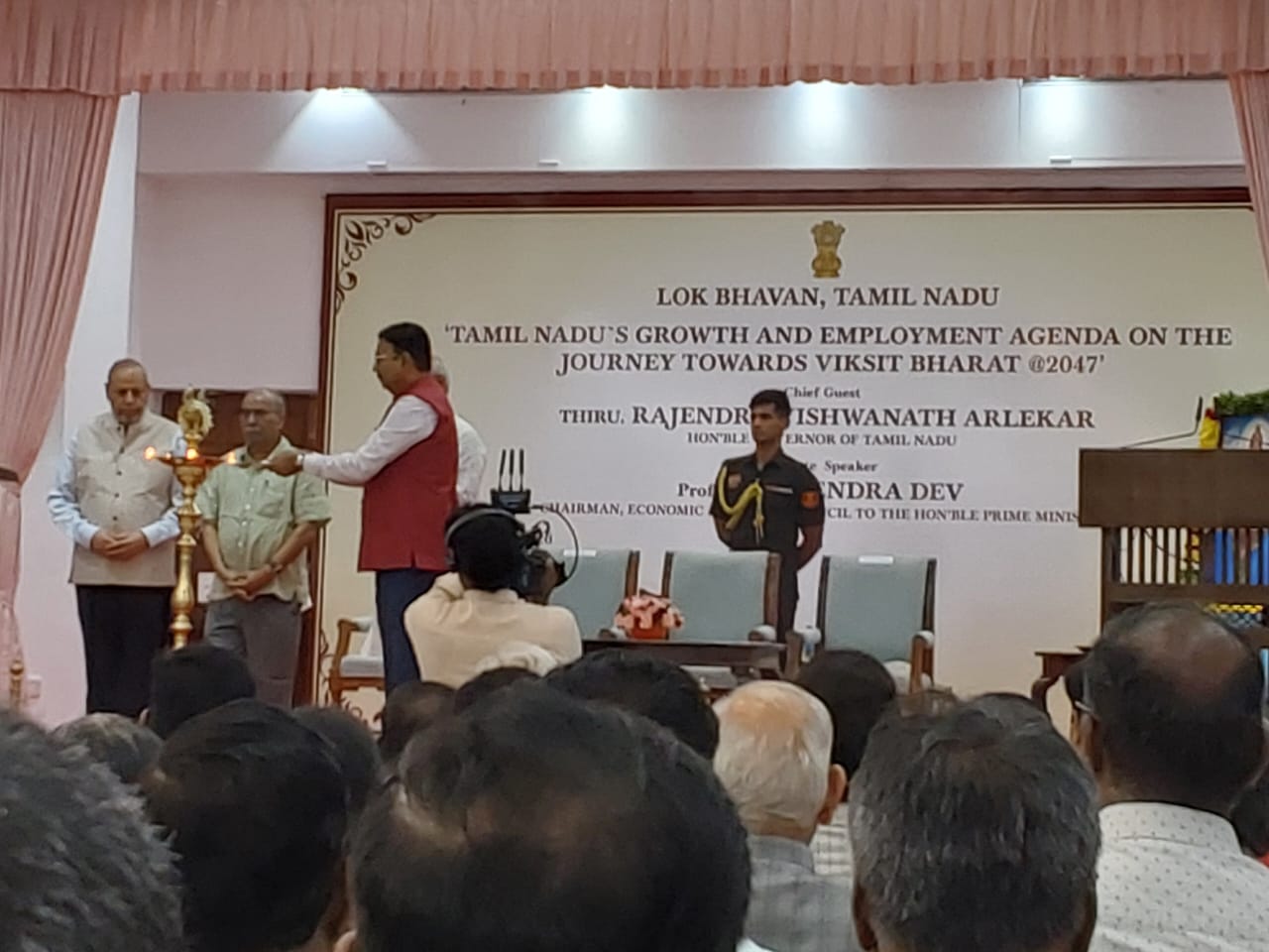 At ‘Tamil Nadu’s Growth and Employment Agenda’, Lok Bhavan, Tamil Nadu